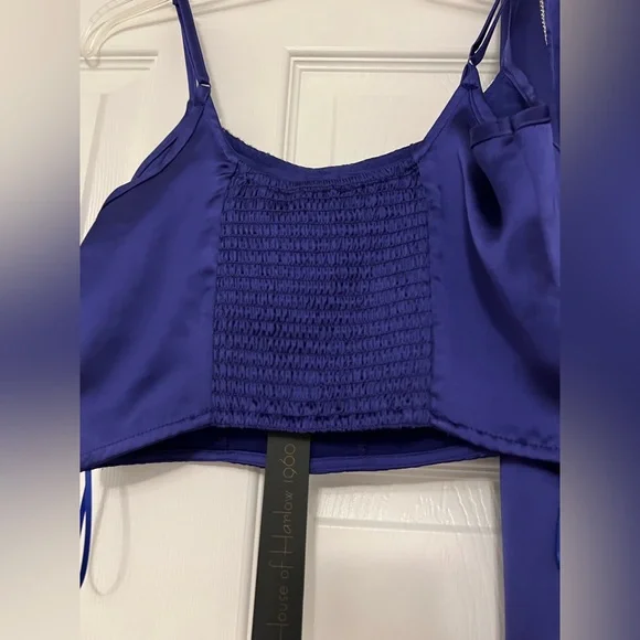 NWT House of Harlow Satin Two Piece Set Size S - Picture 7 of 9